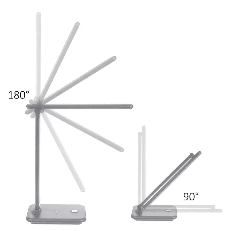 Lampada da scrivania LED MACLEAN MCE614W 9 W, bianca, orientabile e dimmerabile