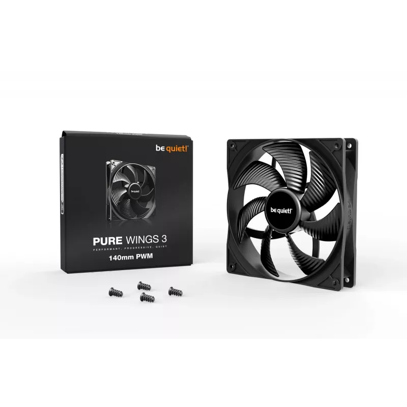 be quiet! Pure Wings 3 140mm Ventola per case PC 14 cm nero 1 pz.