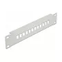 Patch panel fibra ottica DeLOCK 10 pollici 12 porte SC simplex LC duplex 1U grigio
