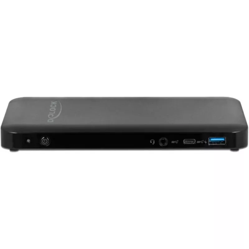 Delock USB Type-C DP 1,4 docking station 4K – docking station – USB-C 3,2 Gen 2 – HDMI, DP – 1GbE – 85 Watt (87746)