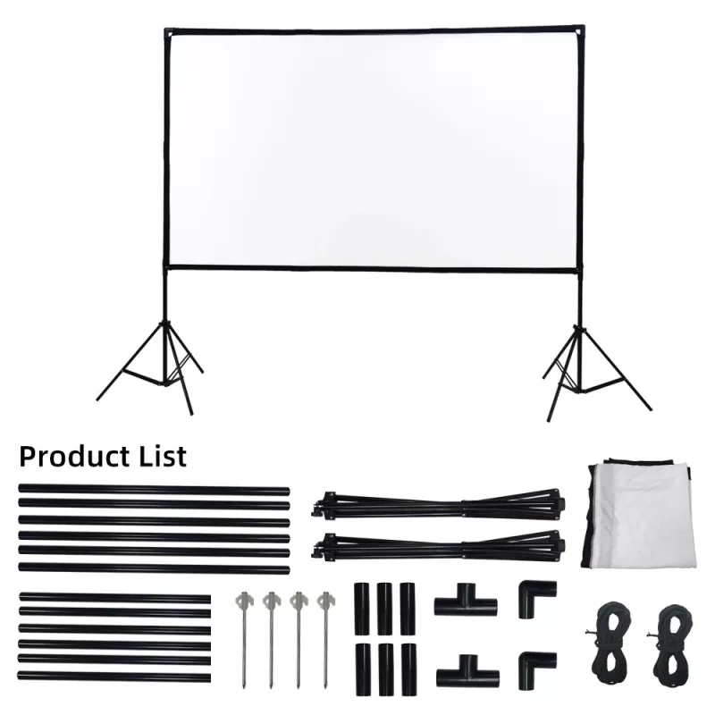 Extralink Schermo di Proiezione Pieghevole 100 PSF-100, 16:9, 220x125cm, Bianco