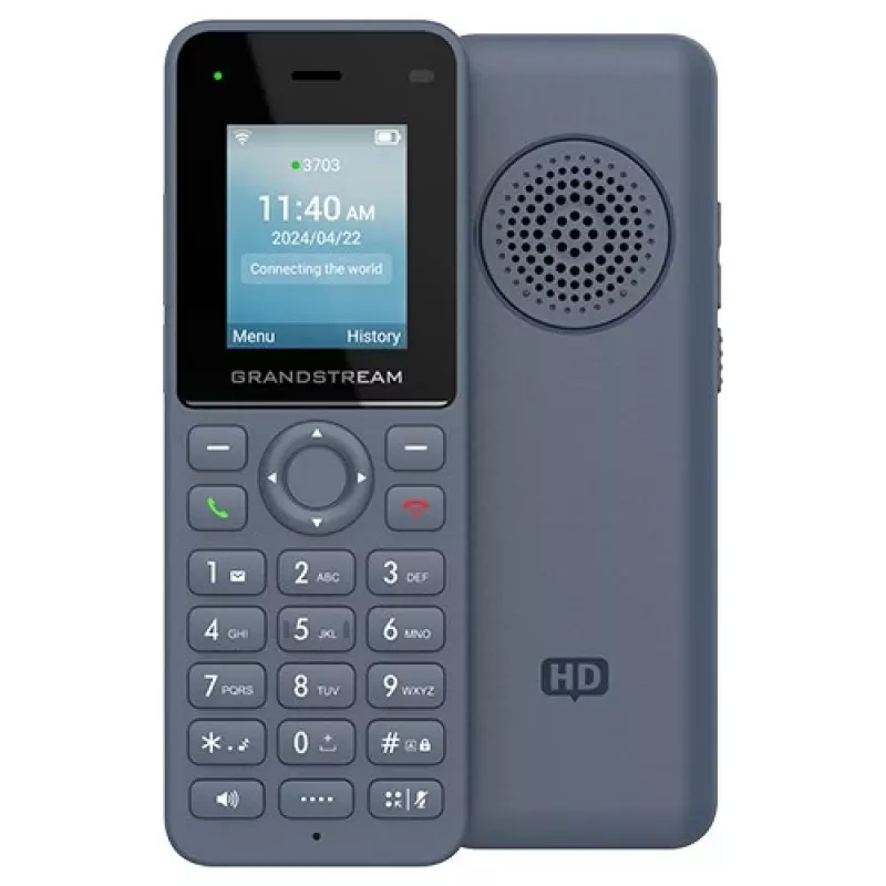 Grandstream Networks WP816 telefono IP antracite 2 linee LCD Wi-Fi