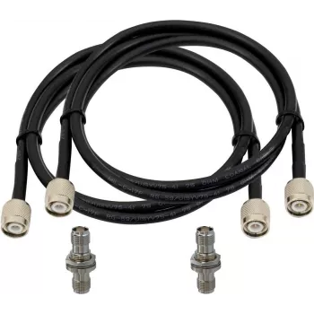 Cavo antenna coassiale Omnitronic TNC-Set 10 m, connettore maschio–femmina TNC, 10 metri