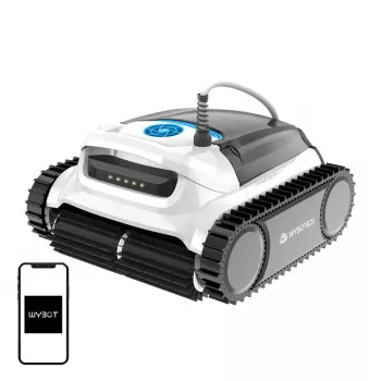 Robot per pulizia piscina con filo Wybot M1C con aspirazione efficiente e navigazione semplice