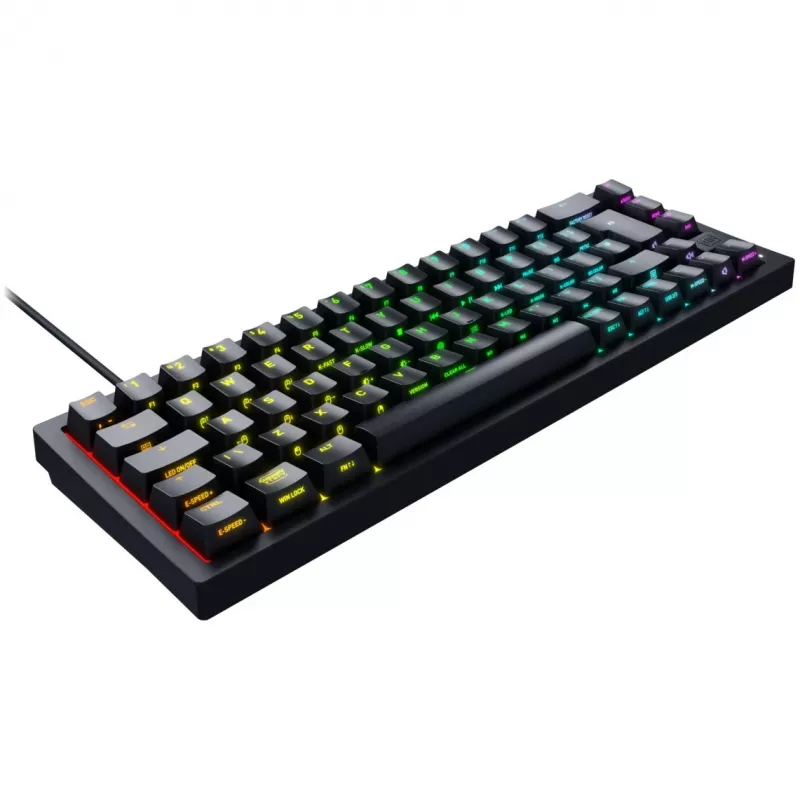 Tastiera compatta CHERRY K5V2 gaming USB QWERTY inglese nero 67 tasti RGB LED