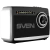 Altoparlante SVEN SRP-155, nero (3W, Bluetooth, FM/AM/SW, USB, microSD, torcia, batteria ricaricabile)