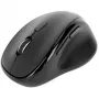 Manhattan mouse ergonomico wireless, per destrorsi, 800/1200/1600 dpi regolabili, 2,4 GHz (fino a 10 m), sei tasti con rotella di scorrimento, ricevitore combo USB-A e USB-C, nero, batteria AA (inclusa), tre anni di garanzia