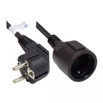 Good Connections prolunga Schuko nero 5 m