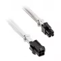 BitFenix Alchemy cavo prolunga 4-Pin-ATX12V, 45 cm, rivestito - bianco