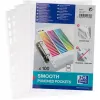 Oxford 400025671 buste trasparenti A5, PP 0,06 mm, aperte in alto, con foratura europea, 100 pz.