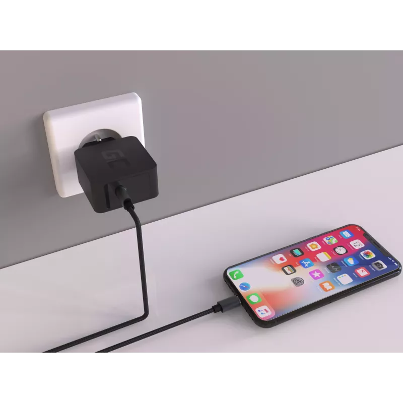 Caricabatterie per dispositivi mobili Green Cell CHAR07 nero per interni