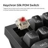 Tastiera meccanica Keychron Q1 Ultra 8K — formato 75%, USB + RF wireless + Bluetooth, RGB LED, nero