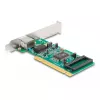 Scheda PCI DeLOCK a 1 x RJ45 Gigabit LAN RTL full-height low-profile
