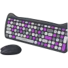 Set tastiera e mouse wireless CANYON HSET-W6 Kitty Edition – viola