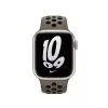 Cinturino per Apple Smartwatch, 41 mm Olive Grigio/Nero Nike Sport Band, fluoroelastomero, polso 130–200 mm