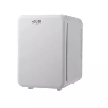 Mini frigorifero Adler AD 8084G — compatto grigio 12V/230V, capacità 4 L, portatile, porta con apertura a destra