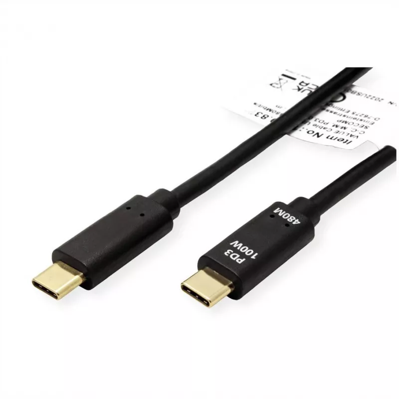 Cavo USB VALUE 11.99.8310 3 m USB C nero USB 2.0