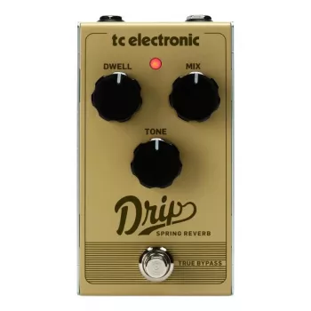 Pedale effetto per chitarra TC Electronic Drip Spring Reverb — design compatto, true bypass