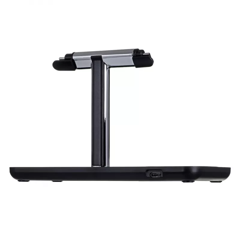 Stazione di ricarica a sé stante UNITEK P1212A 15 W wireless ABS nero argento