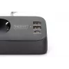 Ciabatta multipla DIGITUS 3 prese con 2×USB-A & 1×USB-C, 3 prese AC Tipo E/F, cavo 1,5 m, nero