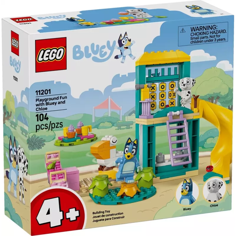 Set LEGO Bricks 11201 Divertimento al parco giochi con Blue e Chloe – minifigure, scena di gioco