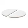 TunaBone | Pietra per pizza a mezzaluna, 190 mm per Kamado 23/24 pollici