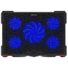 Tellur Cooling Pad Basic 17, 5 ventole, LED, nero