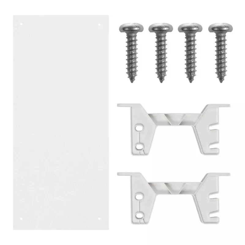 Organizer per cavi e ciabatte sottoscrivania Maclean, carico max. 5 kg, bianco, MC-106 W