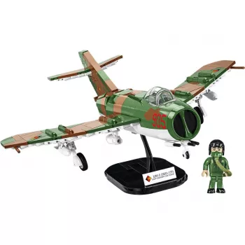 Gioco di costruzione Cobi Lim-5 MiG-17F Germania dell'Est forze aeree modello 5825, set di costruzione
