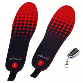 Plantare riscaldabile Glovii GW2M unisex nero, taglia M, lavabile, poliestere, confezione da 2