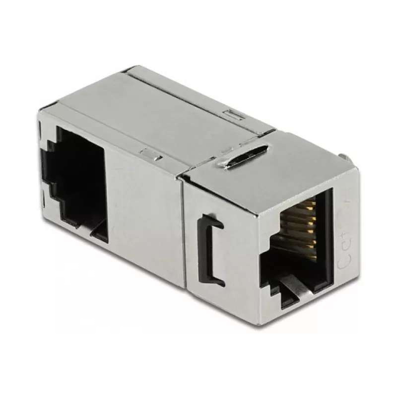Modulo Keystone DeLOCK presa RJ45 su presa RJ45 Cat.6A 90° angolare