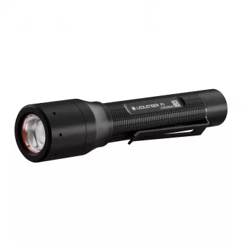Torcia a mano Ledlenser P5 nero, LED, 140 lm, batteria AA, IP54, alluminio, clip da tasca
