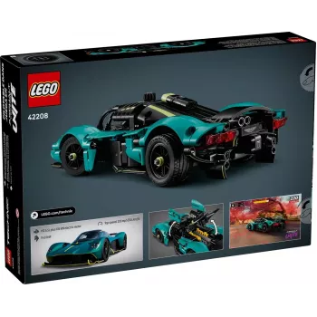 LEGO Technic kit di costruzione Aston Martin Valkyrie modello scala 1:8, 707 pezzi, età consigliata 9+