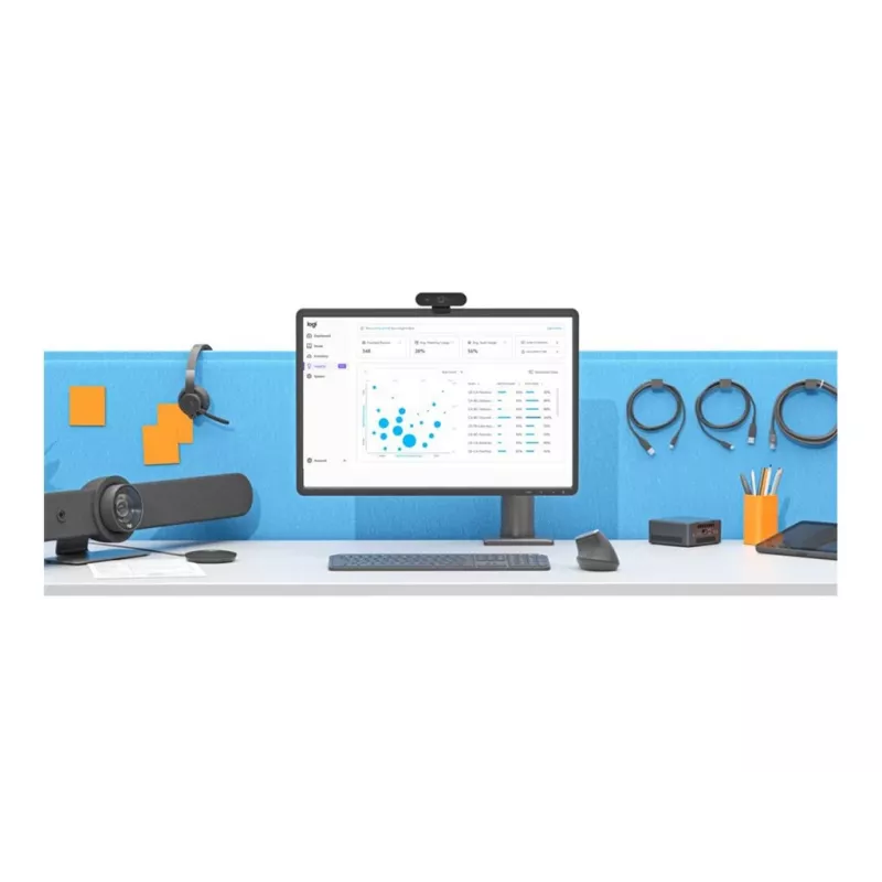 Bundle LOGITECH Tap Controller con filo con Kit Cat5e+AIS Intel Core i5-1350P 16GB 250GB+kit di montaggio per videoconferenze