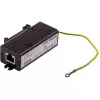 Axis TU8001 protezione da sovratensioni Ethernet per dispositivi PoE, montaggio a parete/guida DIN, nero