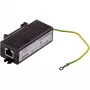 Axis TU8001 protezione da sovratensioni Ethernet per dispositivi PoE, montaggio a parete/guida DIN, nero