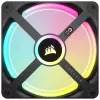 Corsair CO-9051001-WW iCUE LINK QX120 RGB ventola per case, 120 mm, PWM, con sensore di temperatura, nera