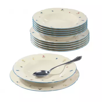 Set da tavola SELECT Marie-Luise 001.727513 in porcellana per 6 persone, accessori da portata inclusi