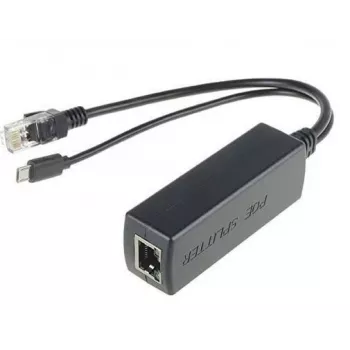 Microconnect MC-POESPLITTER splitter di rete Power over Ethernet (PoE) nero