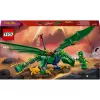 Giocattolo da costruzione LEGO NINJAGO 71829 Drago della foresta verde di Lloyd, 128 pezzi, 2 minifigure, da 6 anni