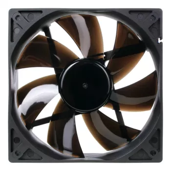 Ventola per case NoiseBlocker BlackSilentPro PL1 120 mm, 900 U/min, 11 dB, 68 m³/h, 4,5 V, nero