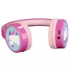 Denver BTH-106P cuffie over-ear per bambini, cablate e wireless (Bluetooth), rosa