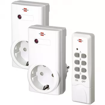 Brennenstuhl 1507150 – Wireless – 433,92 MHz – Interno – Bianco – IP20 – 150 mm (1507150)