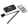 Akyga AK-CA-73 controller per ventole RGB con telecomando, 12 connessioni (10 ventole + 2 strisce LED), alimentazione Molex