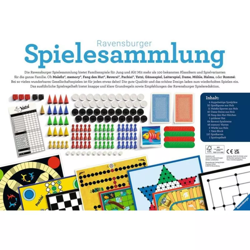 Ravensburger raccolta di giochi, gioco da tavolo