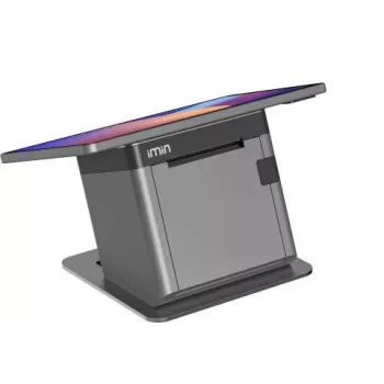 Stampante termica mobile per scontrini IMIN I24T0133, supporto rotoli da 80 mm, stampa ricevute portatile