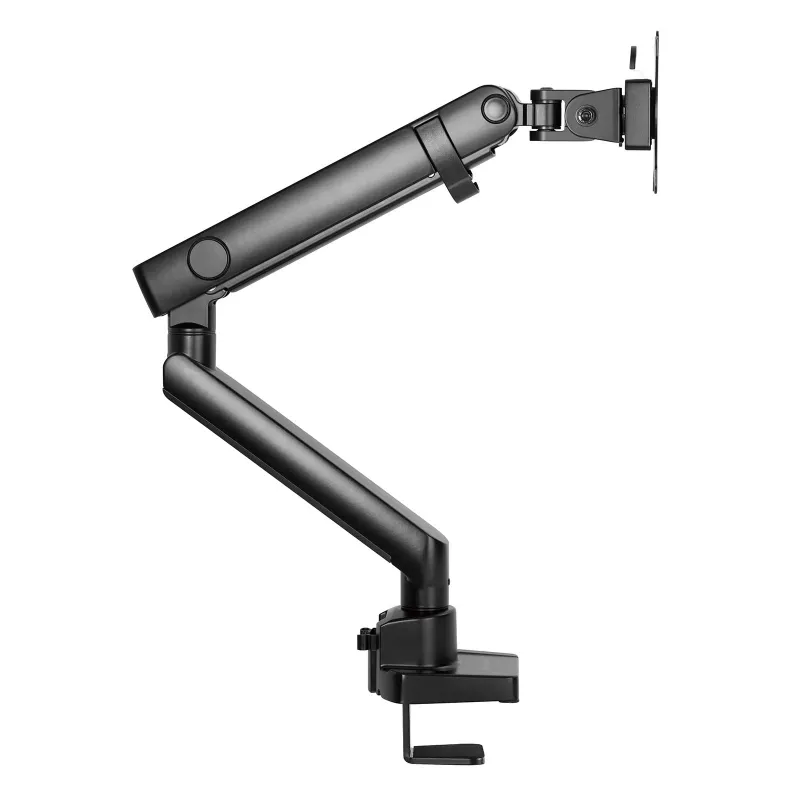 Braccio per monitor SILVERSTONE SST-ARM13 — supporto singolo regolabile in altezza compatibile VESA, argento