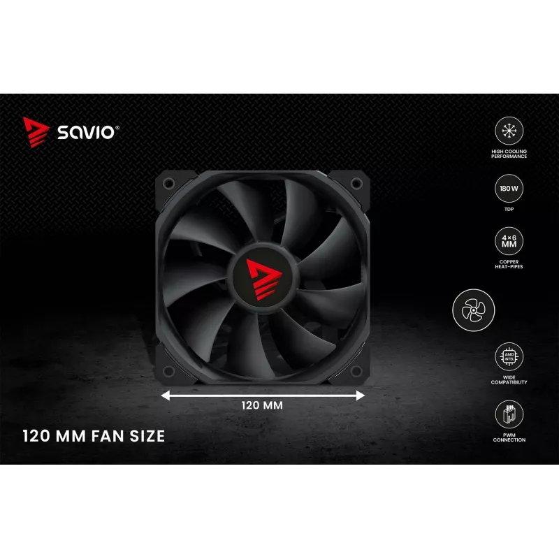 SAVIO VORTEX X2 Dissipatore per CPU