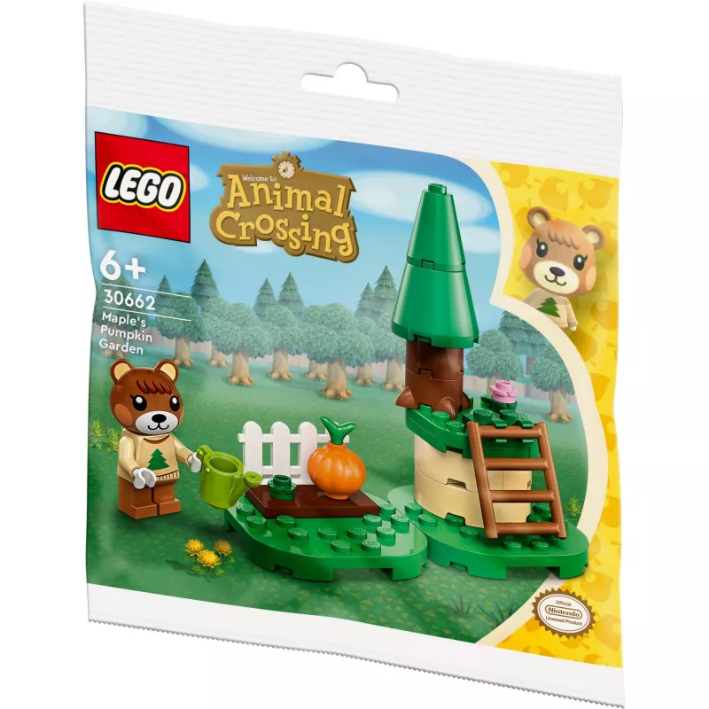 30662 Animal Crossing Monas Pumpkin Garden, giocattolo da costruzione Polybag