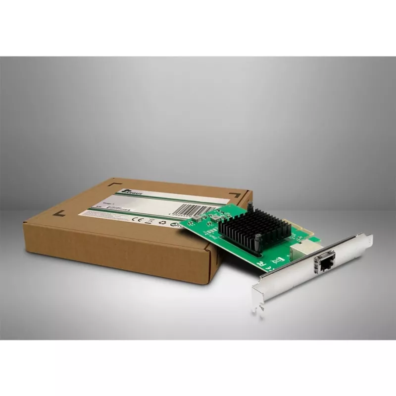 Scheda di interfaccia Inter-Tech ST-7267 PCIe RJ-45 10 Gbit/s verde argento